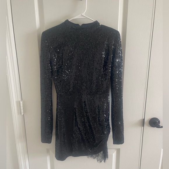 NWOT House of CB Phoebe Sequin Mini Dress Small - Picture 3 of 4